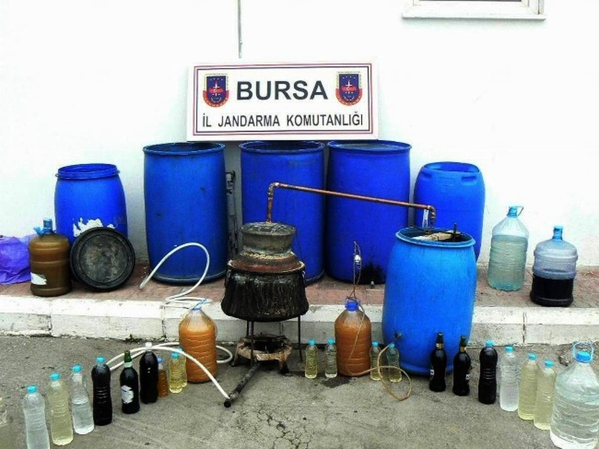 Bursa\'da Yılbaşında Sahte İçki Operasyonu
