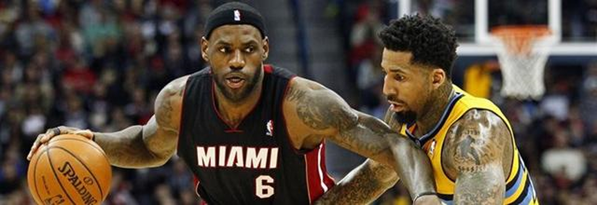 Denver Nuggets-Miami Heat 94-97 / Lebron\'a Doğumgünü Hediyesi
