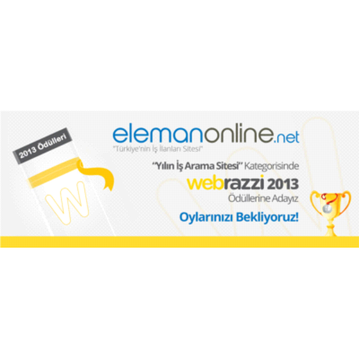 Elemanonline.net, Webrazzi Ödülleri\'nde Aday