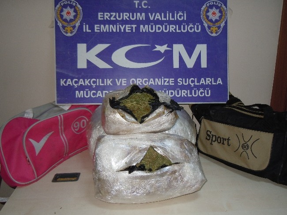 Erzurum\'da Esrar Operasyonu
