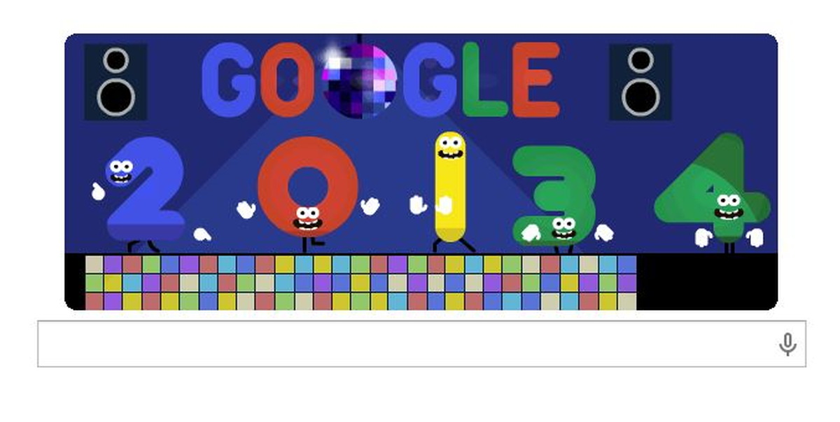 Google Yeni Yılı Kutladı