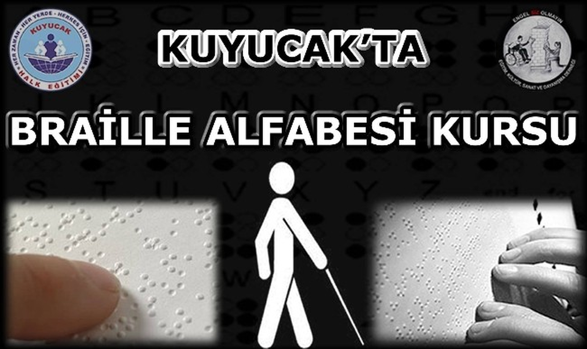 Kuyucak\'ta \'Braille Alfabesi Öğrenme\' Kursu Açıldı
