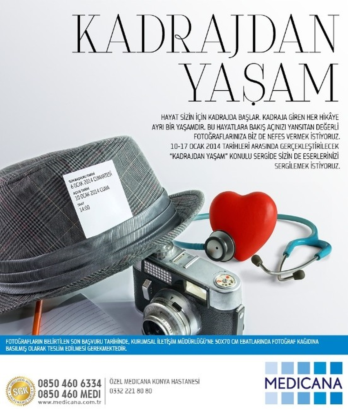 Medicana Basın Fotoğraflarını Sergileyecek