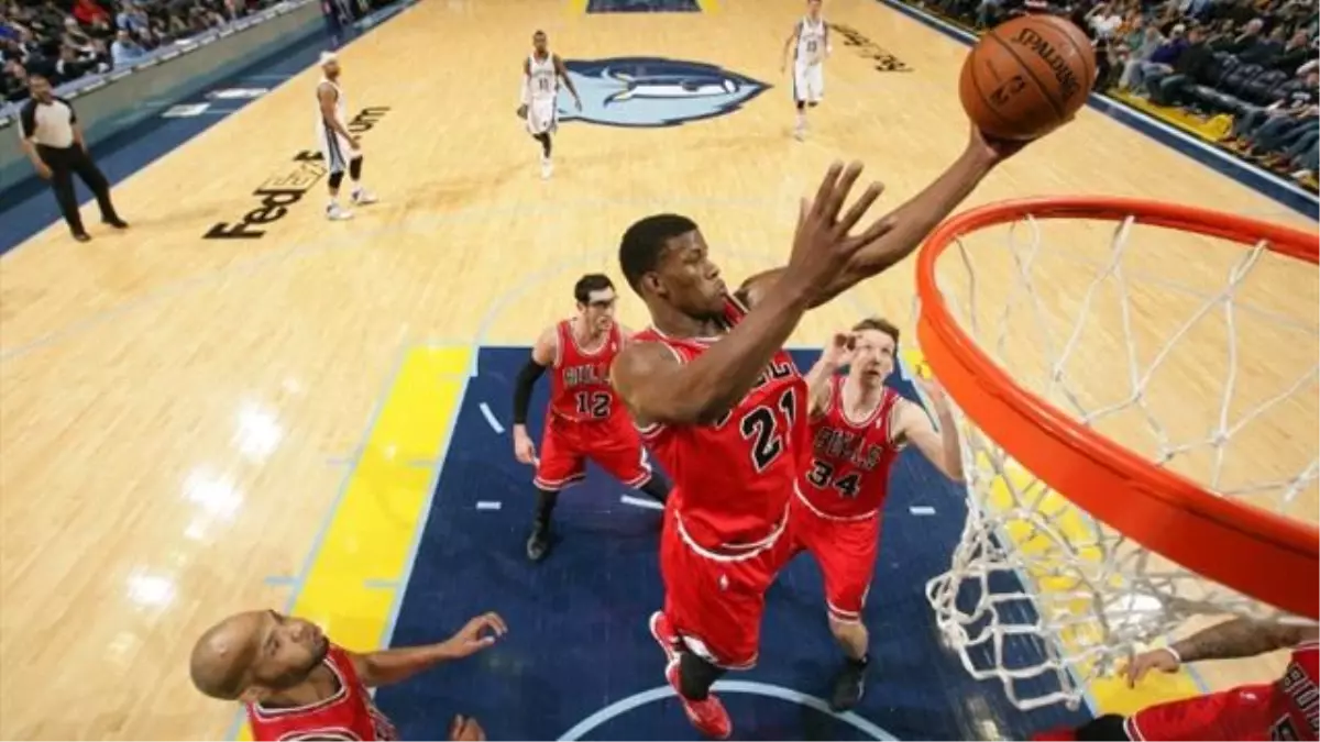 Memphis Grizzlies - Chicago Bulls 91-95 / Bulls\'u Jimmy Butler Taşıdı