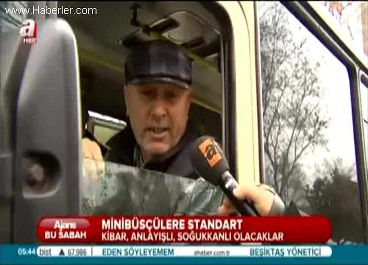Minibüs Şoförü Güler Yüzlü Olacak