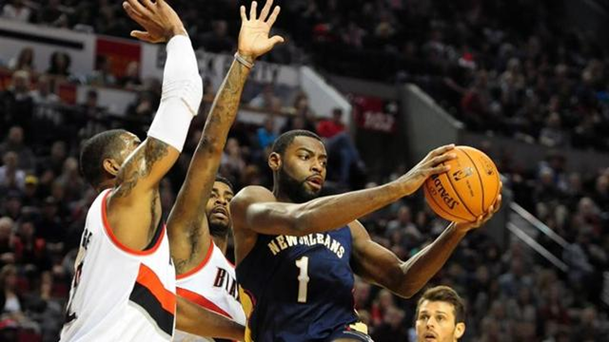 New Orleans Pelicans - Portland Trail Blazers 110-108 / Evans\'tan Portland\'ı Yıkan Basket