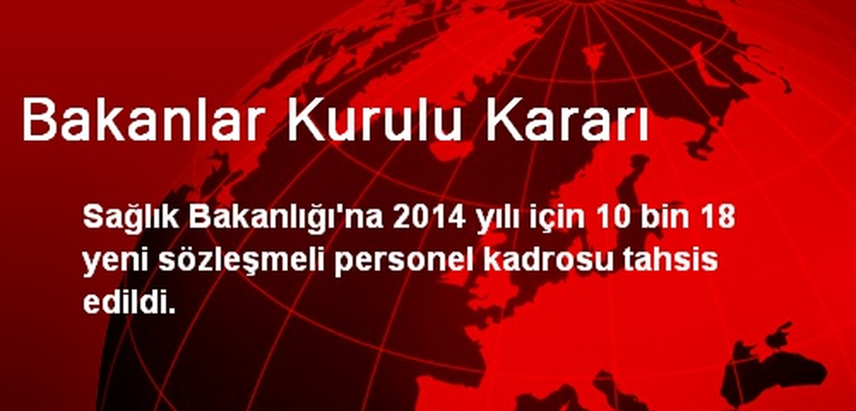 Bakanlar Kurulu Kararı