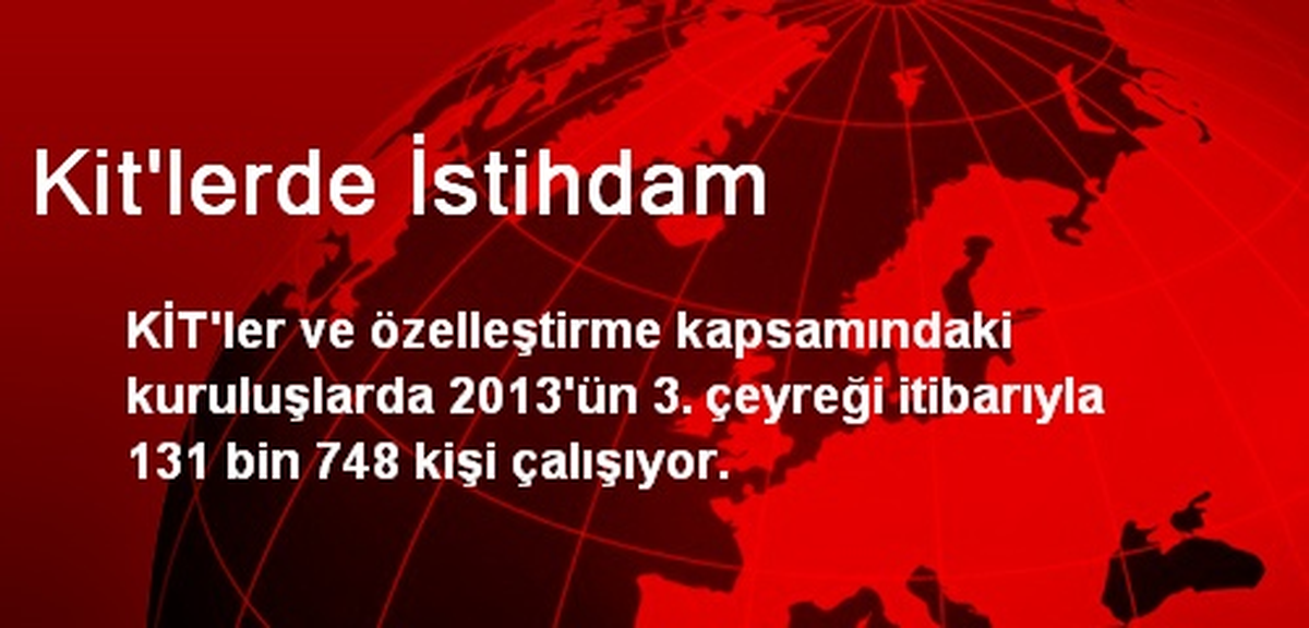 KİT\'lerde İstihdam