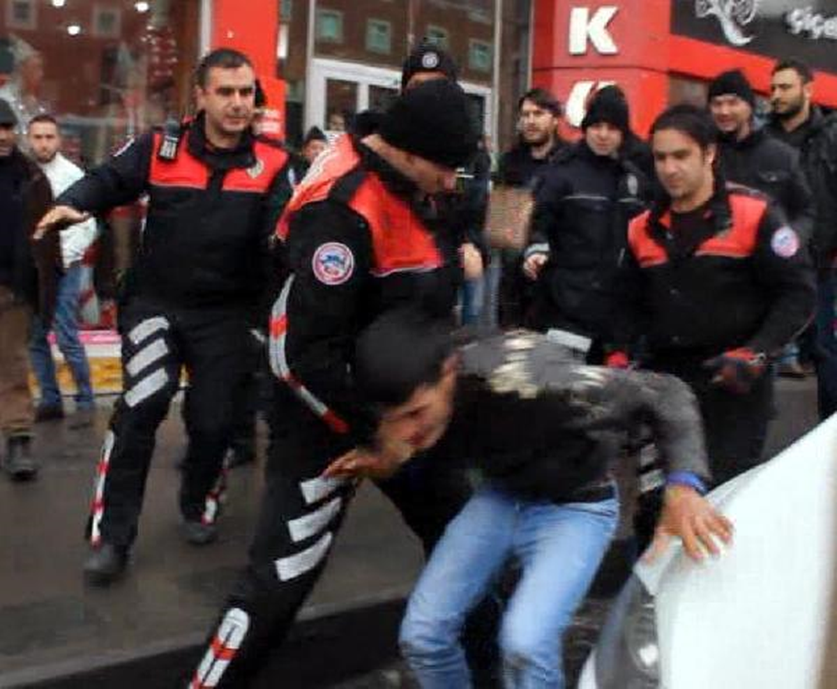 Erzurum\'da Sert Gözaltıya Soruşturma