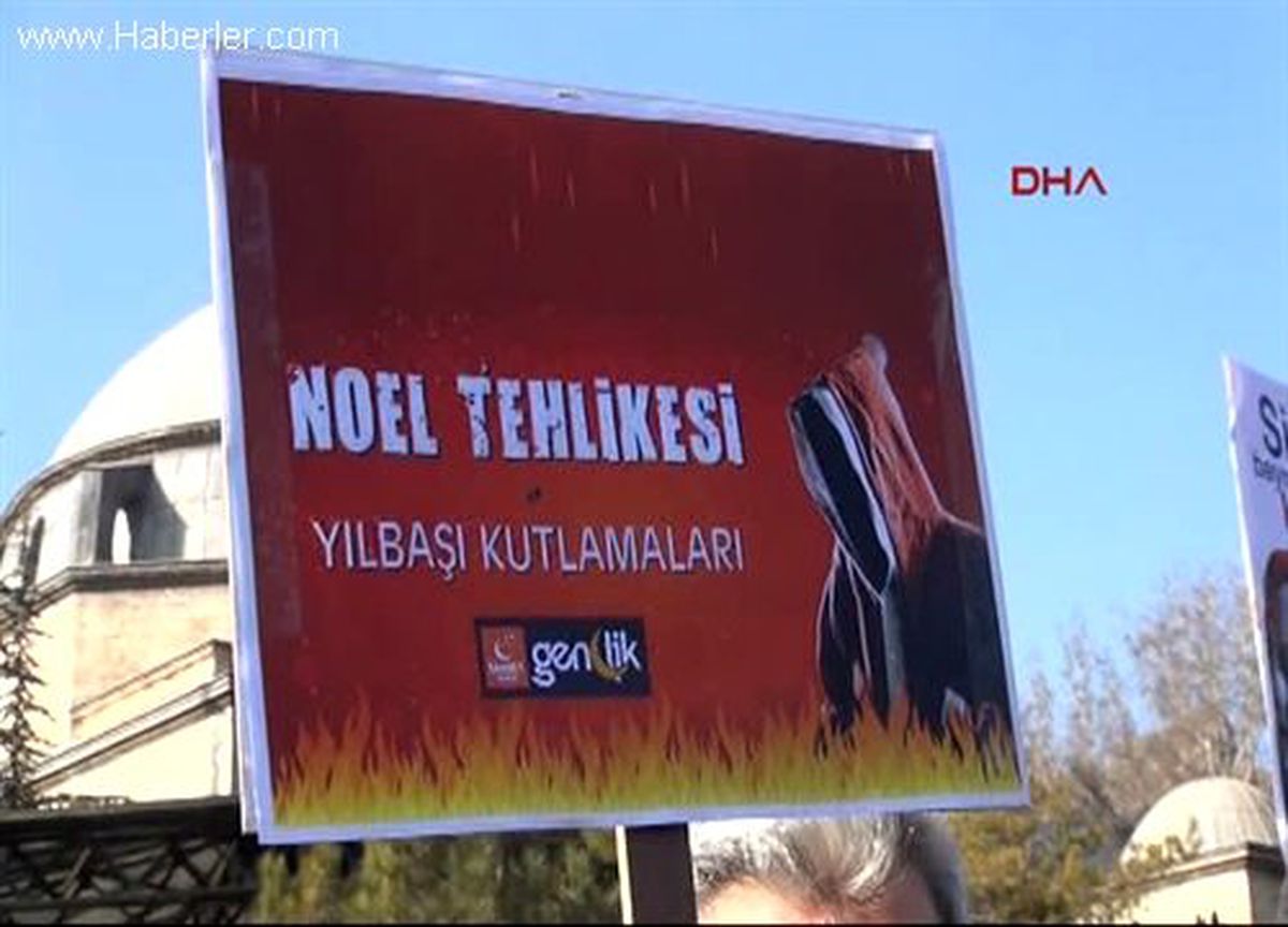 Tokat\'ta Sp\'lilerden Yılbaşı Kutlamalarına Tepki