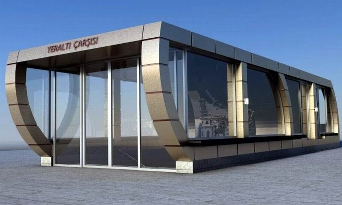 Yer Altı Çarşısı Giriş Kapıları Modernize Ediliyor