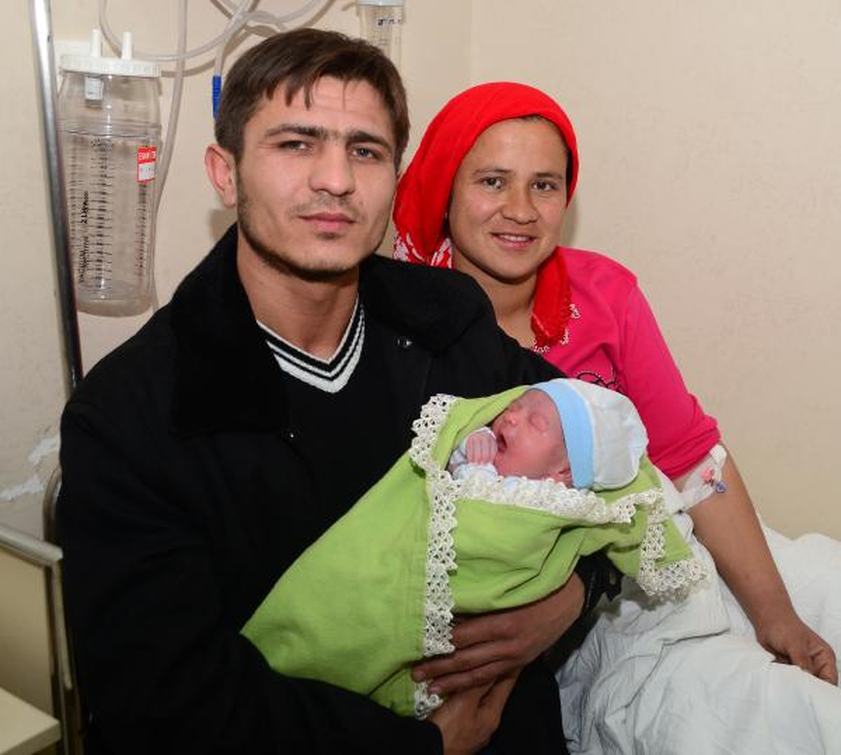 Adana\'da 2014 Yılının İlk Bebeği Erkek