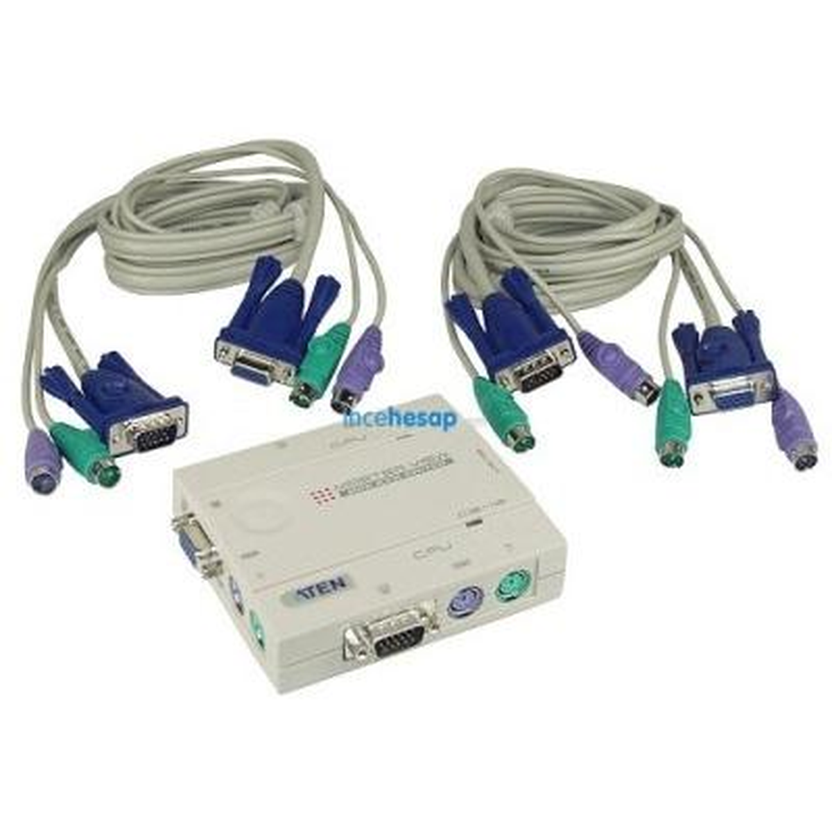 Aten Cs12c 2 Portlu Ps/2 Kvm Switch, Masaüstü Tip