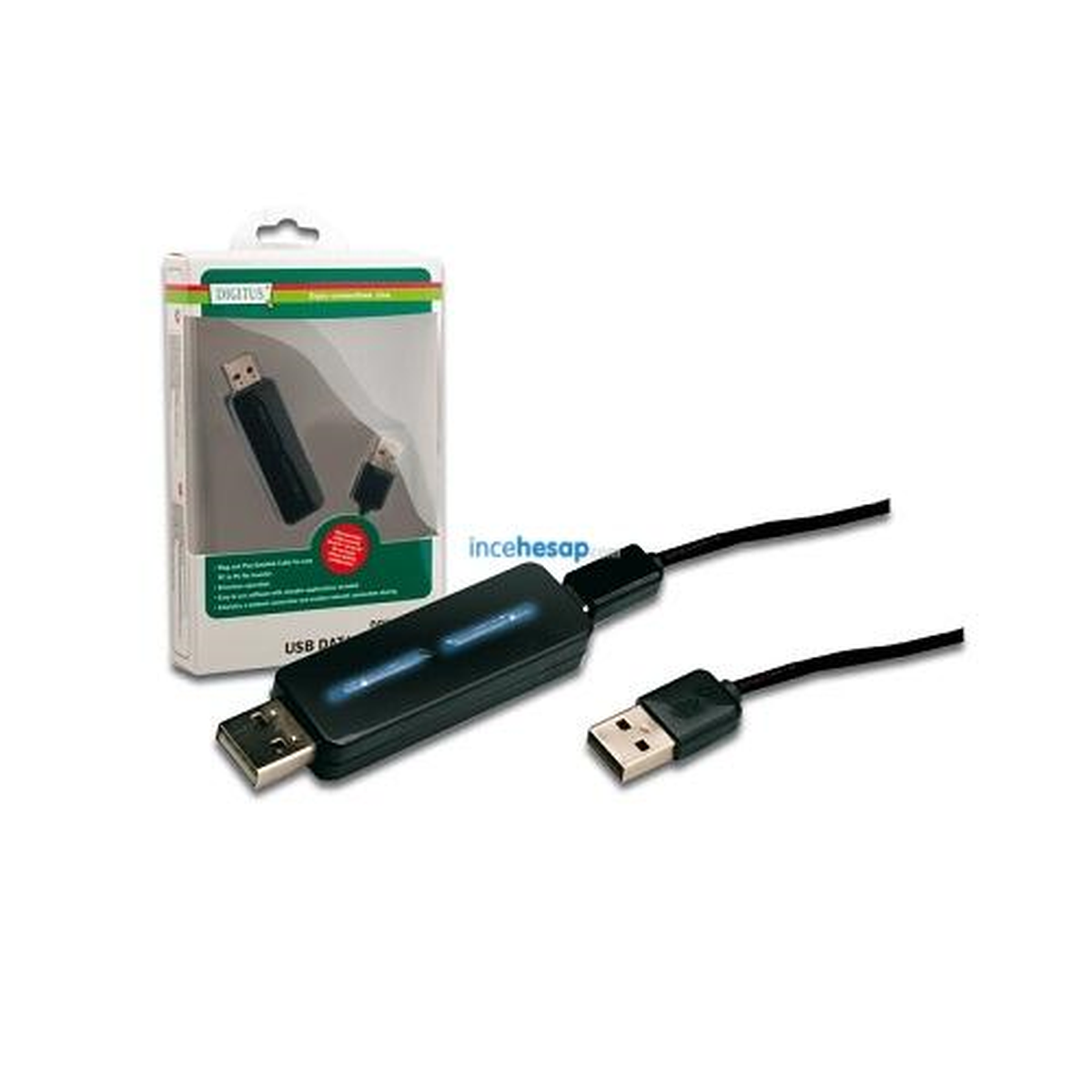 Digitus Da-70010-1 Pc - Pc Arası Usb 2.0 Veri Transfer Kablosu