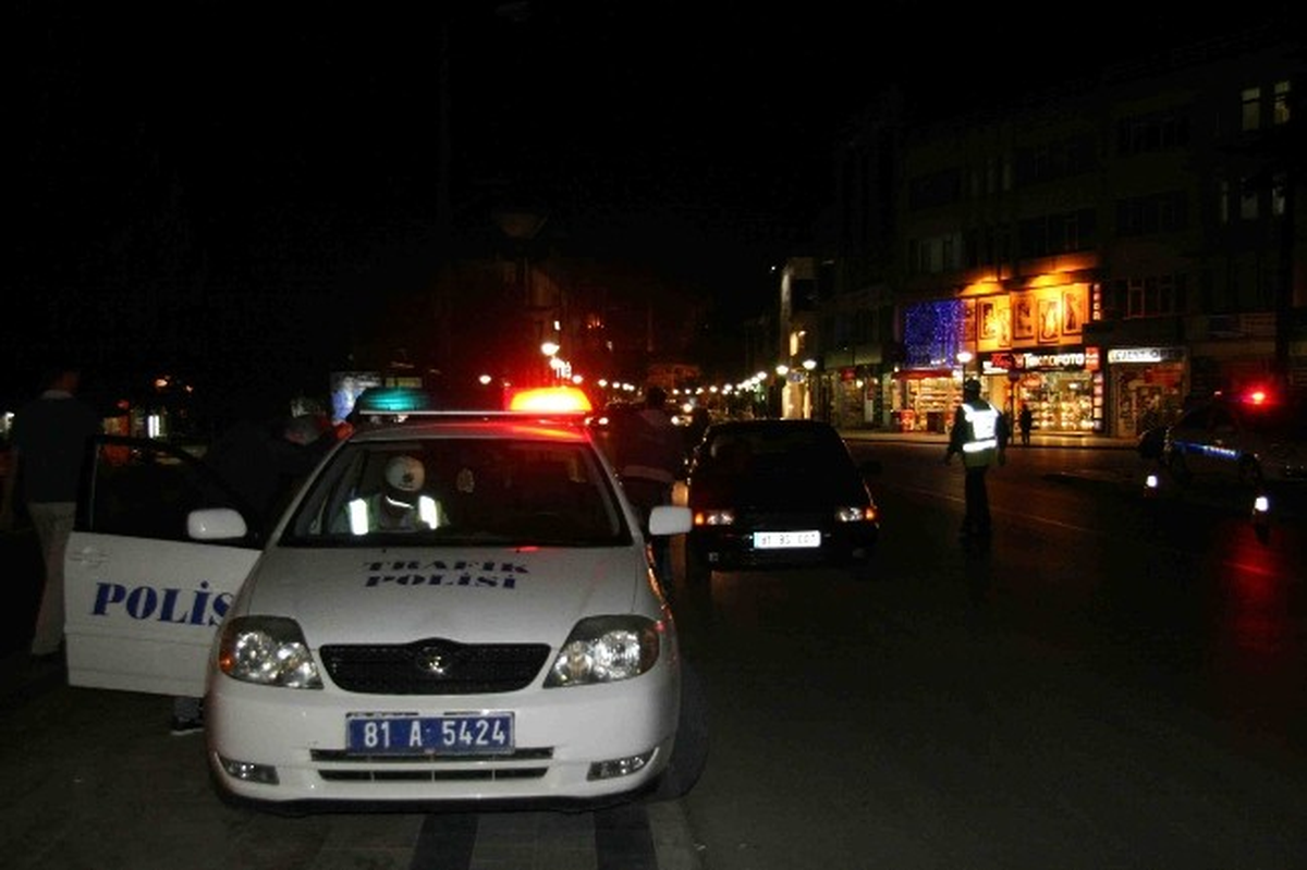Düzce Yeni Yıla Sakin Girdi
