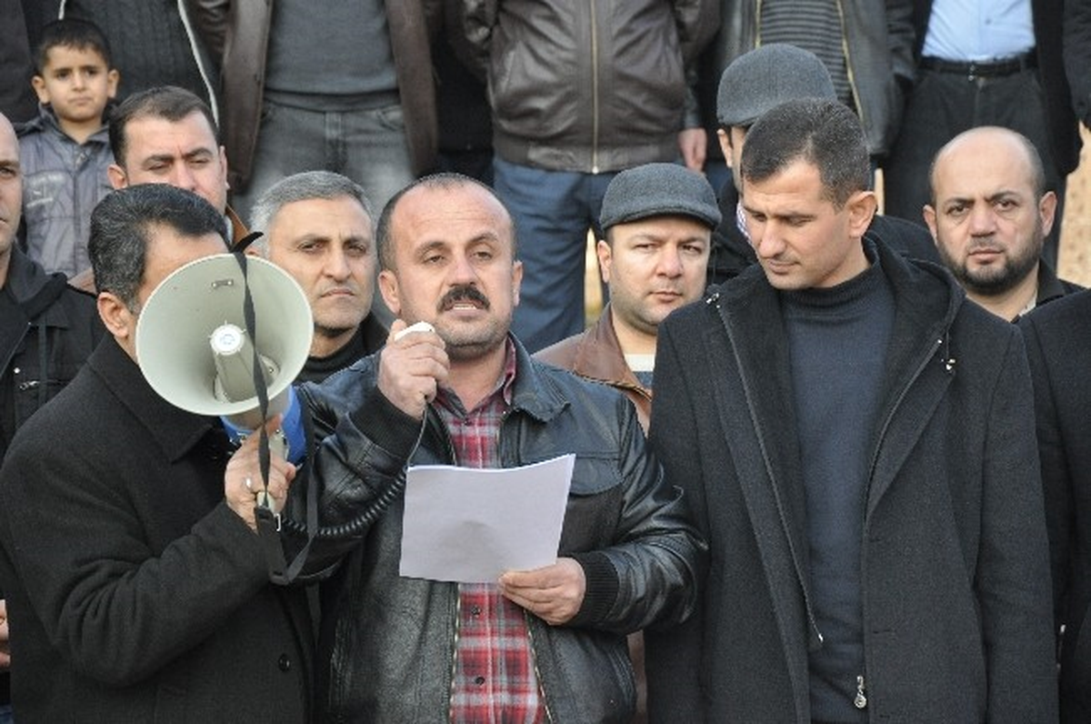 Midyat\'taki STK\'lar 17 Aralık Operasyonunu Protesto Etti