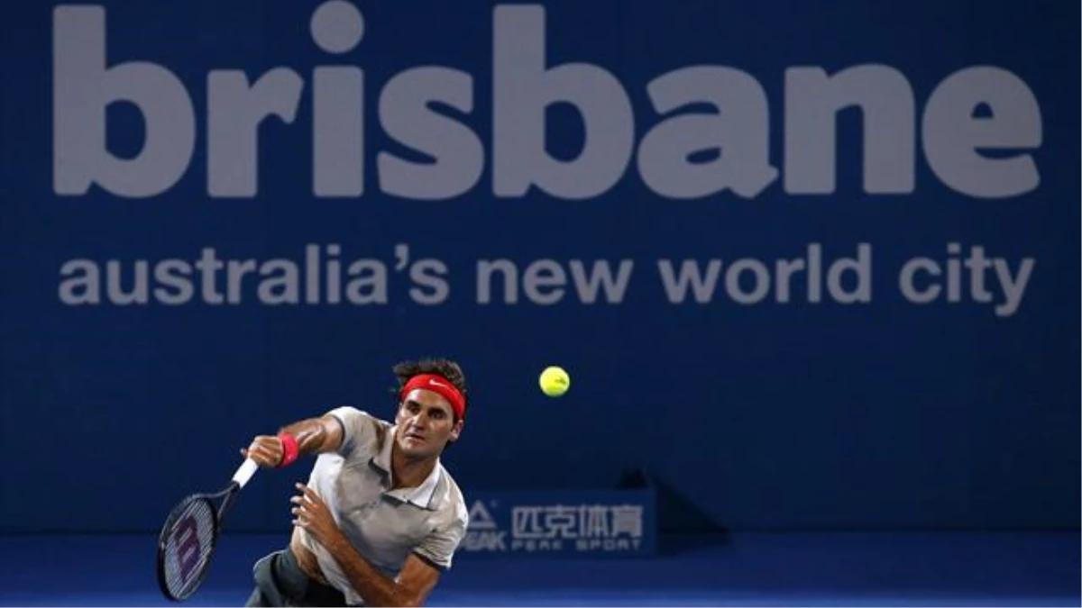 Roger Federer ATP Brisbane\'de Çeyrek Finale Yükseldi