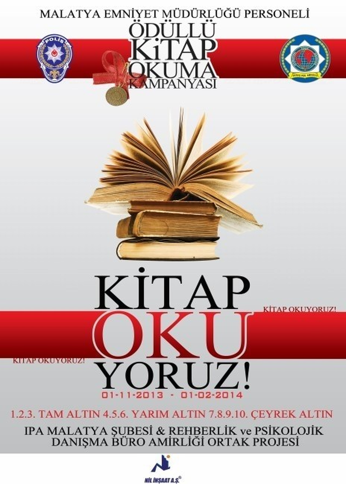 Altın Ödüllü Kitap Okuma Kampanyası 1 Şubat\'ta Bitti