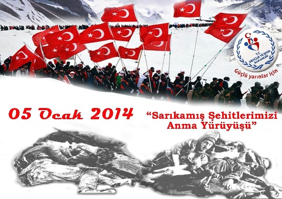 Gençlik Şüheda\'nın İzinde \'Sarıkamış Şehitlerini Anma Yürüyüşü\'