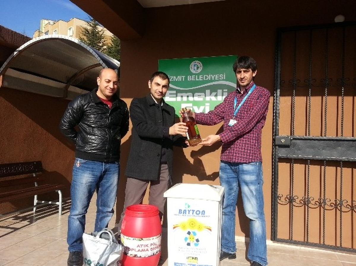 İzmit\'te Ayda 12 Ton Atık Yağ Toplanıyor