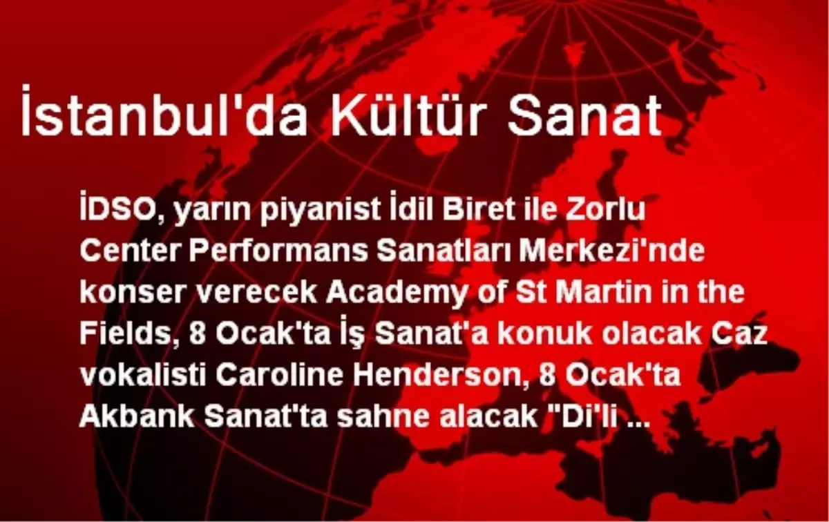 İstanbul\'da Kültür Sanat