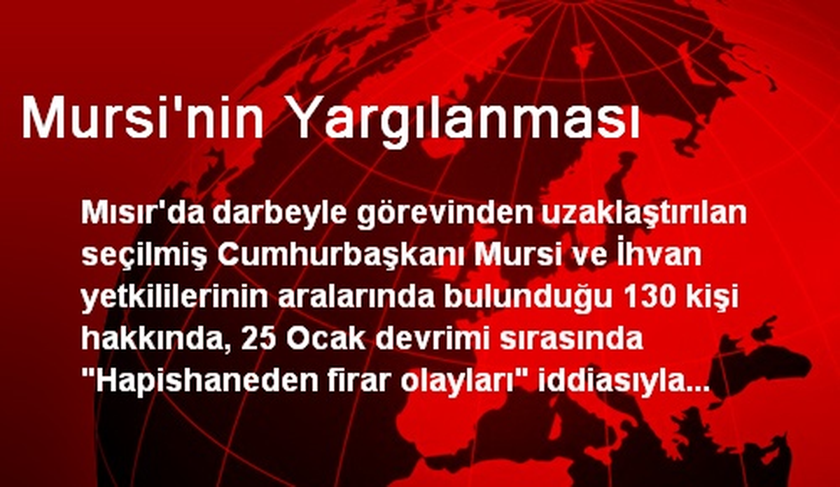 Mursi\'nin Yargılanması
