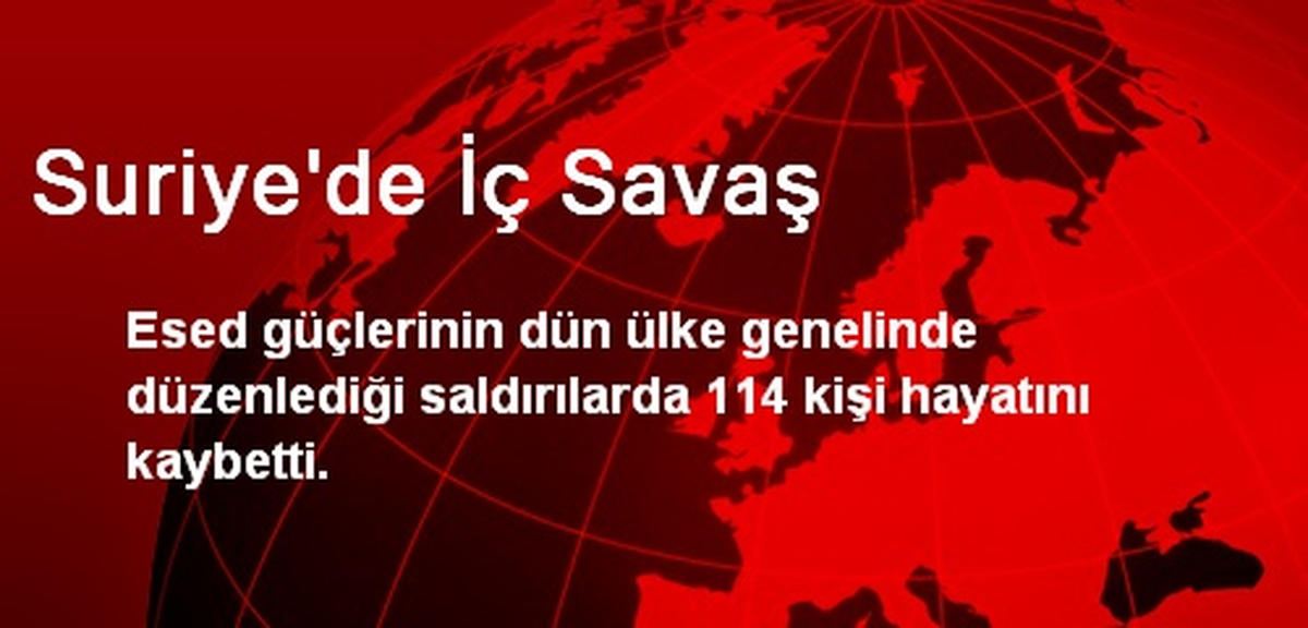 Suriye\'de İç Savaş