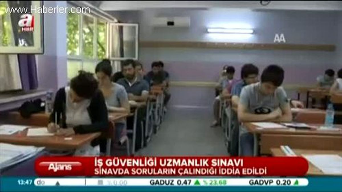 Sınavda Sorular Çalındı" İddiası