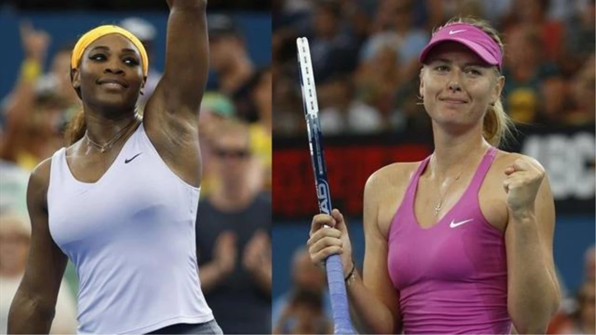 WTA Brisbane\'da Yarı Finalin Adı: Williams-Sharapova