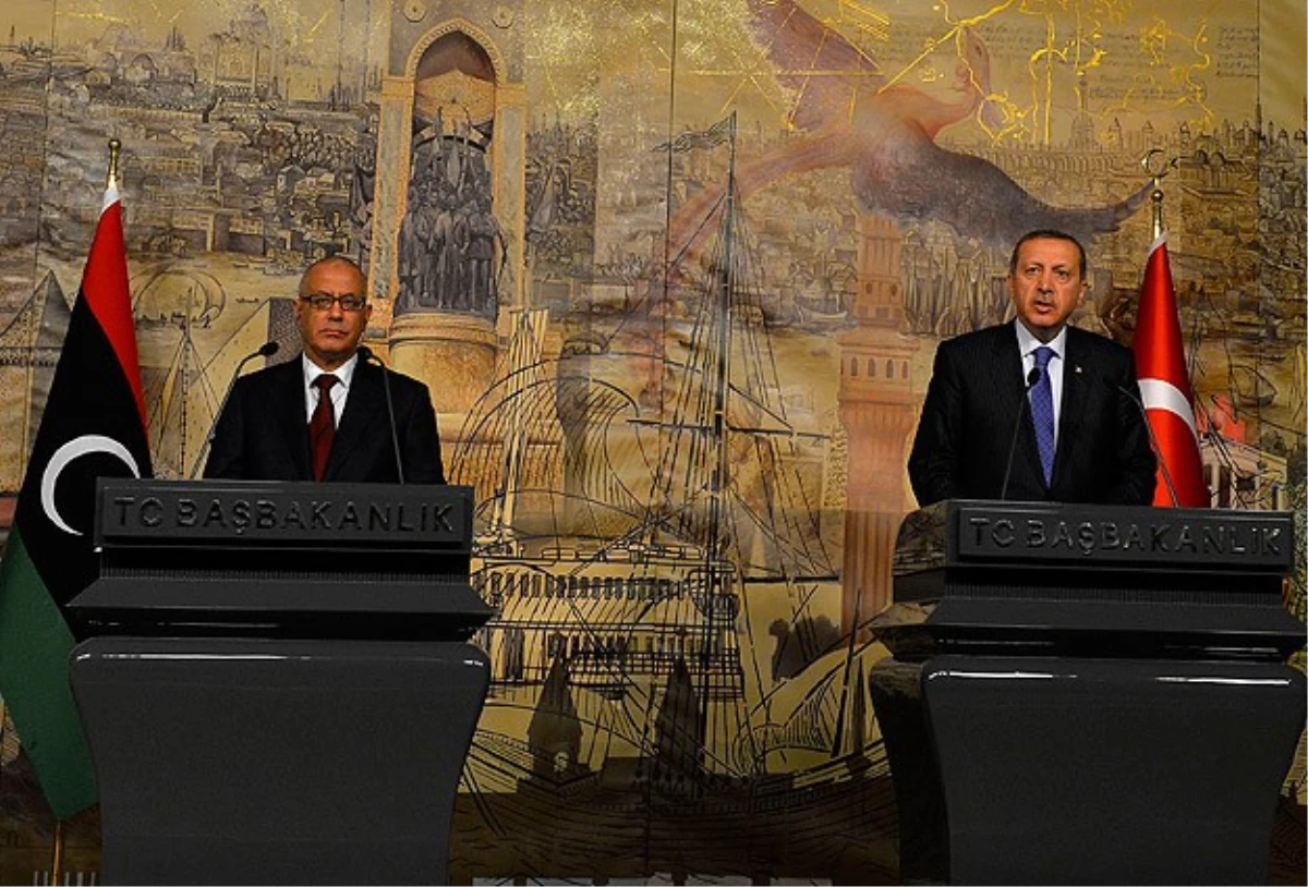 Başbakan Erdoğan İle Libya Başbakanı Zeydan Bir Araya Geldi