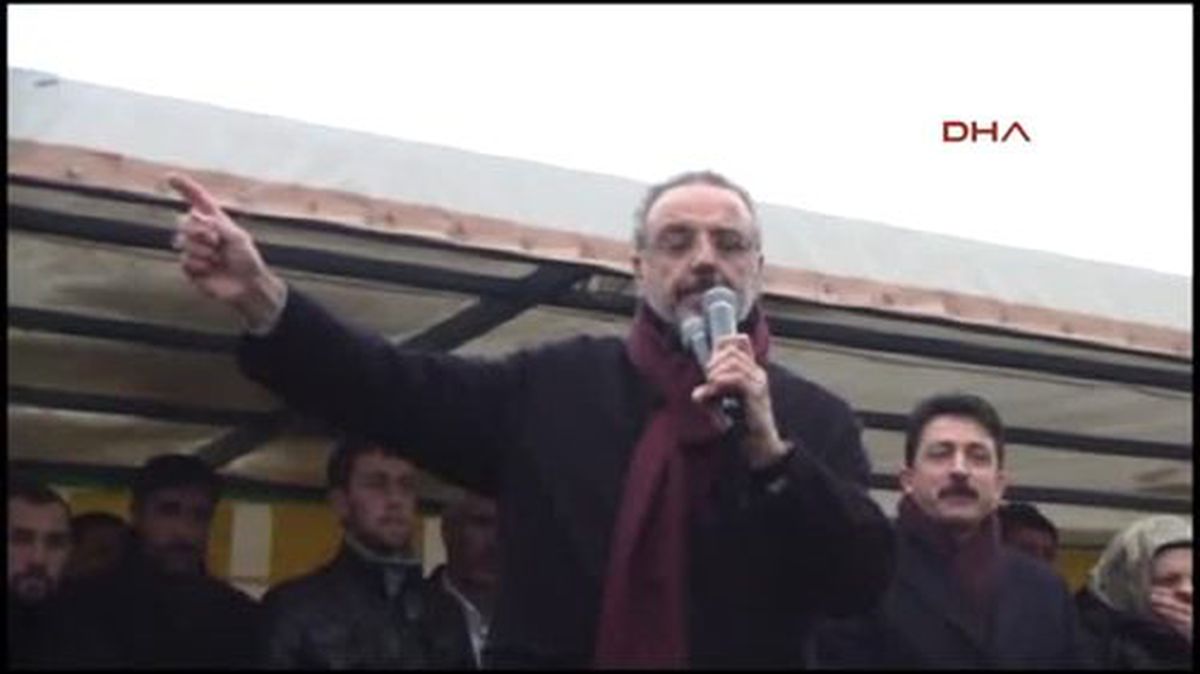 Başkan Adayı Sakık\'a Ağrı\'da Coşkulu Karşılama