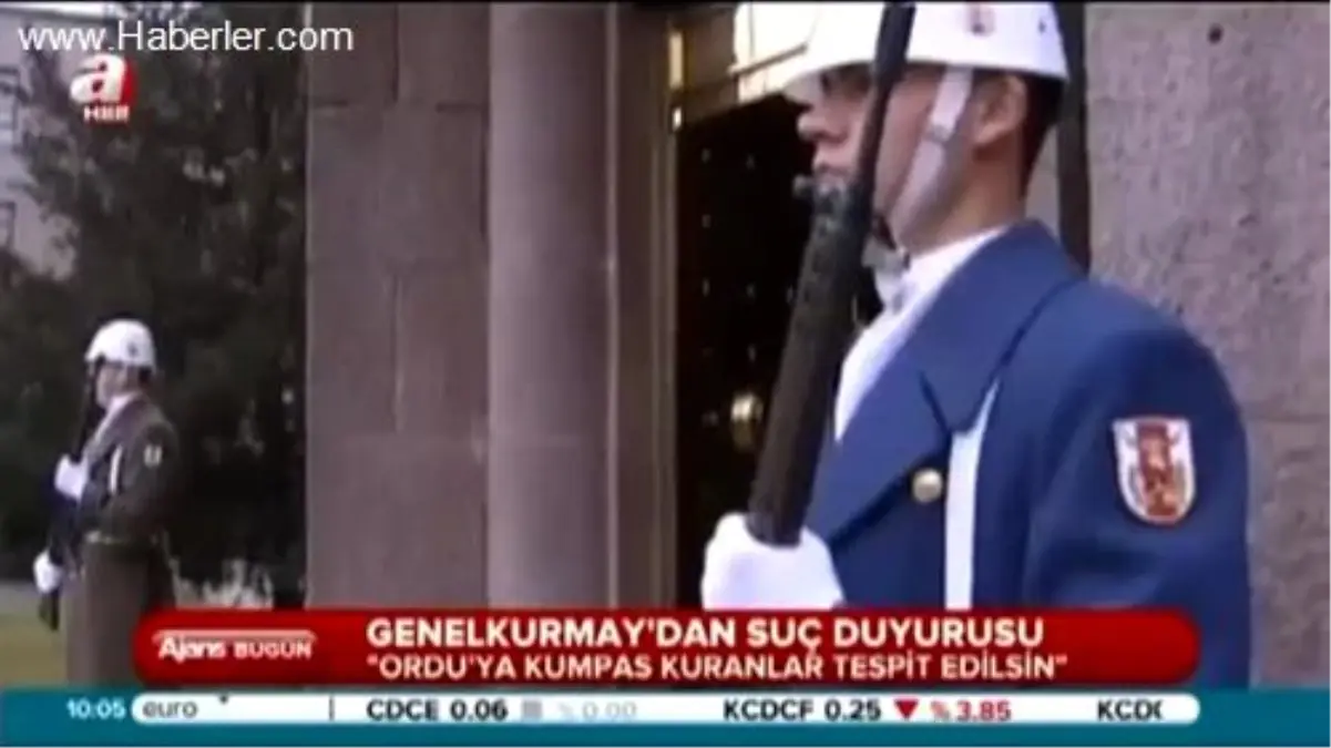 Genelkurmay\'dan Suç Duyurusu