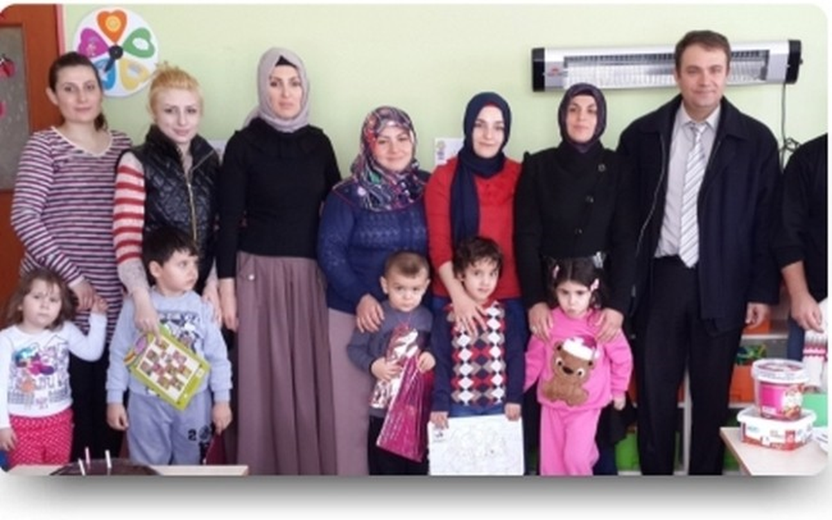Hisarcık Anaokulunda 3 Yaş Sürpriz Doğum Günü