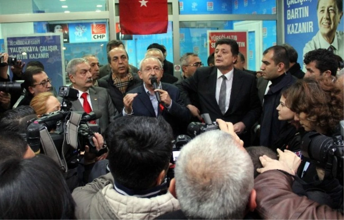 Kılıçdaroğlu Bartın\'da Seçim Bürosu Açtı, Güvercin Uçurdu