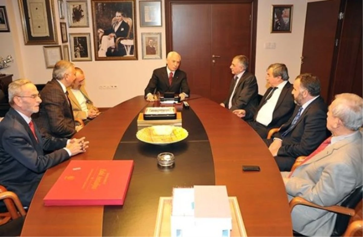 Kızılcahamam Heyeti Başbakan Yardımcısı İşler ve CHP Zonguldak Milletvekili Haberal\'i Ziyaret Etti
