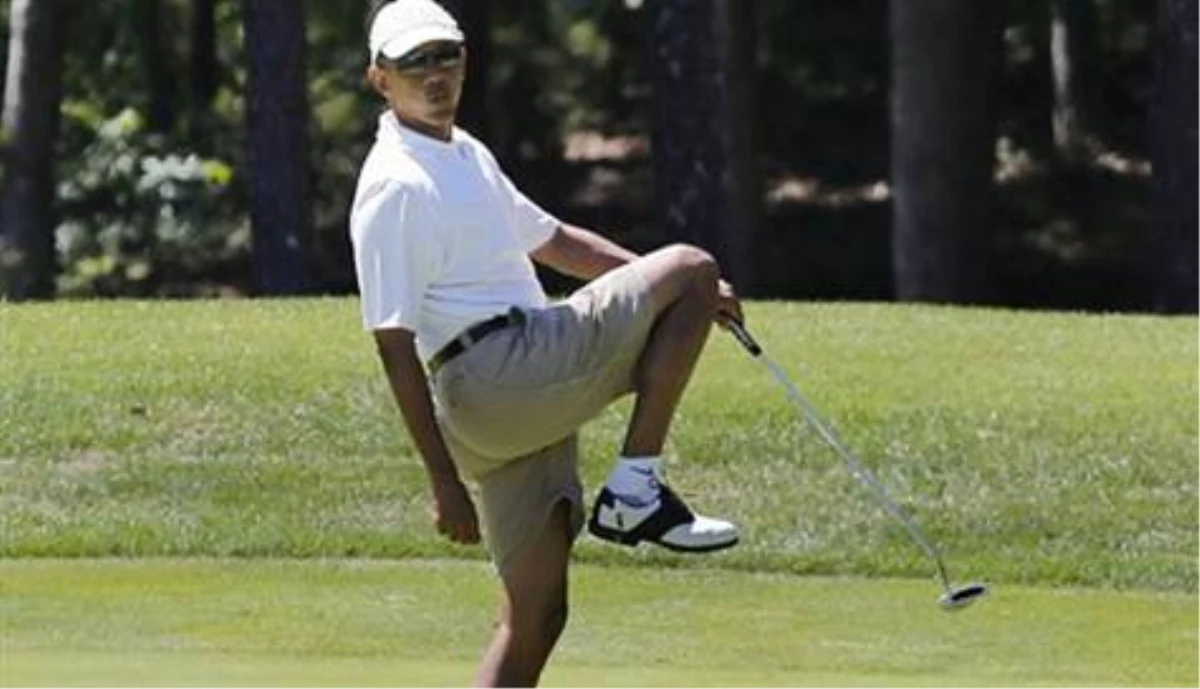 Obama, Yeni Zelanda Başbakanı ile Golf Oynadı