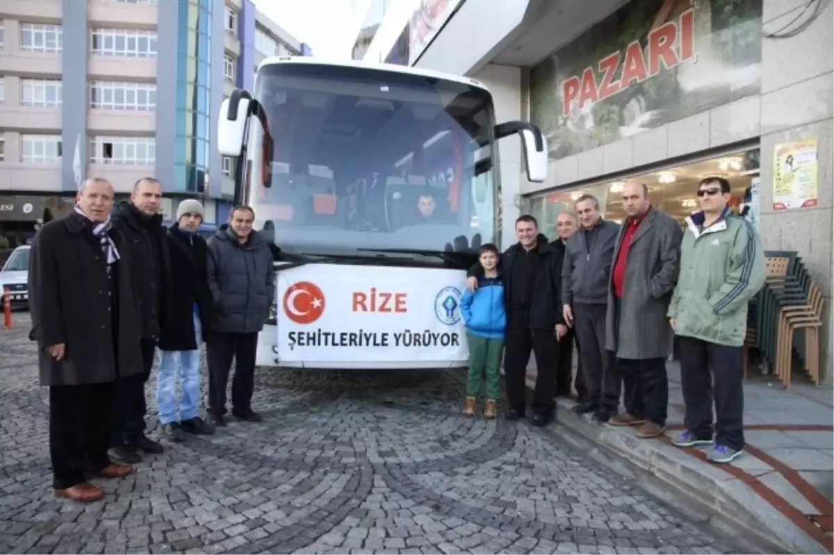 Sarıkamış Şehitleri İçin Rize'den Yola Çıktılar