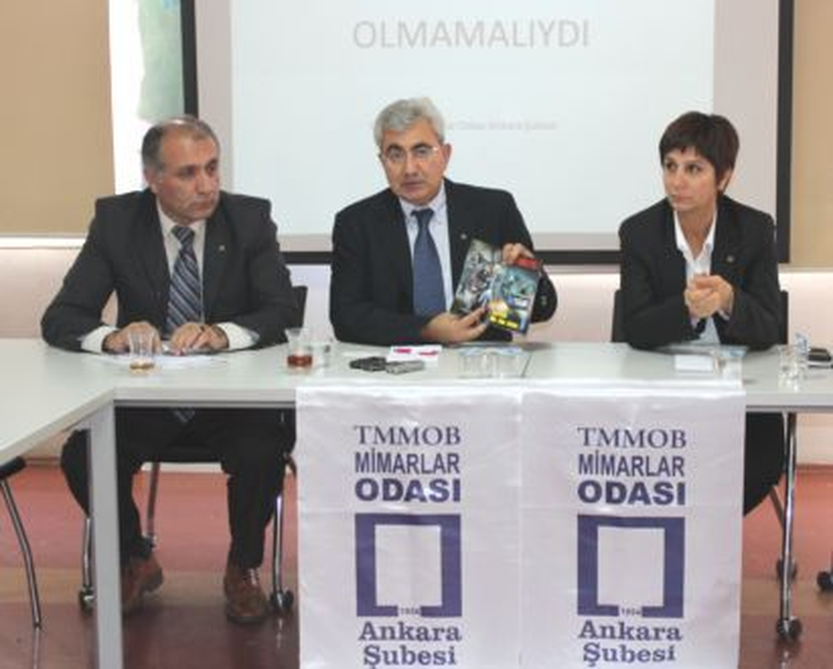 TMMOB Mimarlar Odası Ankara Şubesi Başkanı Hakkan Açıklaması