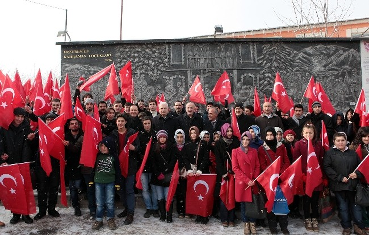 Erzurum\'da Sarıkamış Şehitleri Anıldı