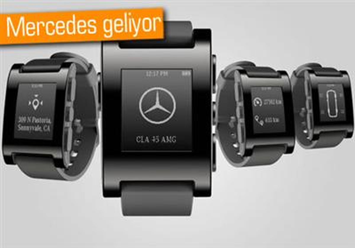 Mercedes\'ten Arabalar İçin Akıllı Saat Çözümü