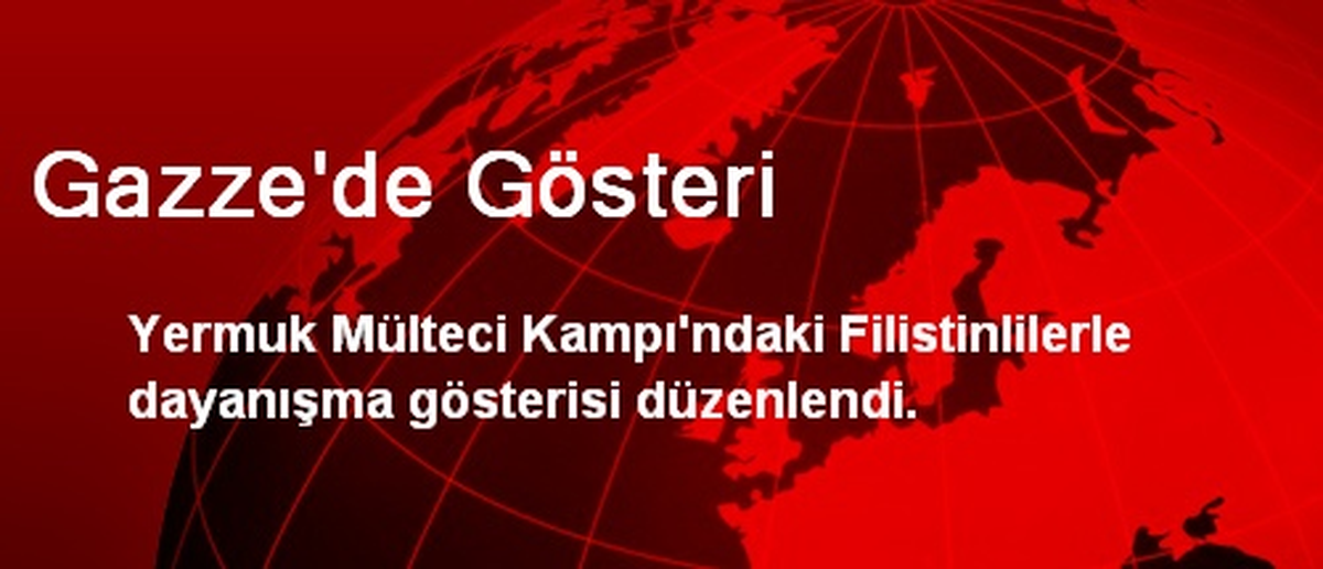 Gazze\'de Gösteri
