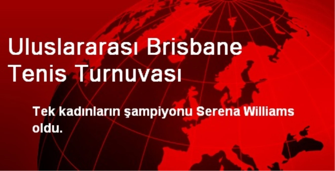 Uluslararası Brisbane Tenis Turnuvası