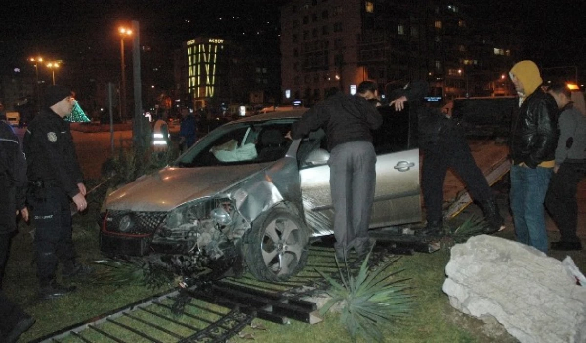 Giresun\'da Bir Polis Trafik Kazası Geçirdi