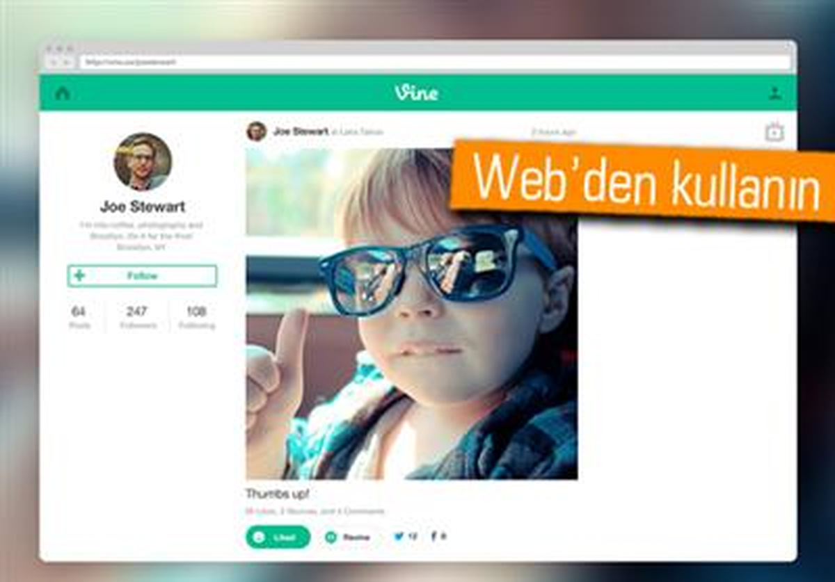 Vine\'ın Web Sürümüyle Tanışın