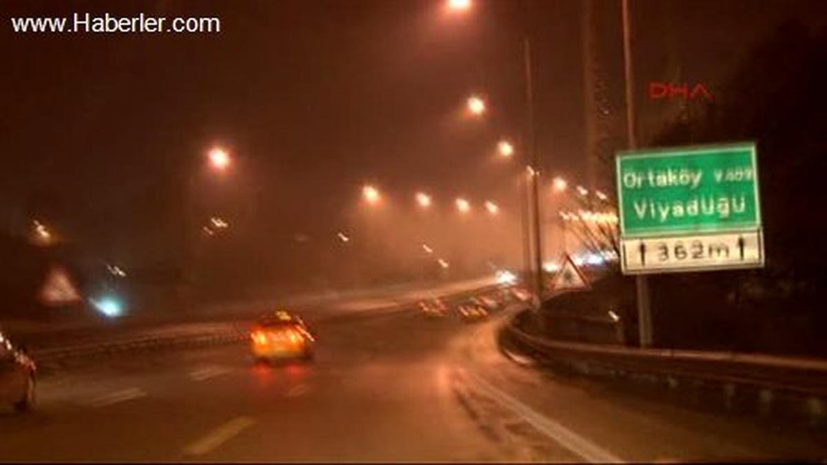İstanbul Boğazı Yoğun Sis Nedeniyle Her İki Yönde Deniz Trafiğine Kapatıldı.