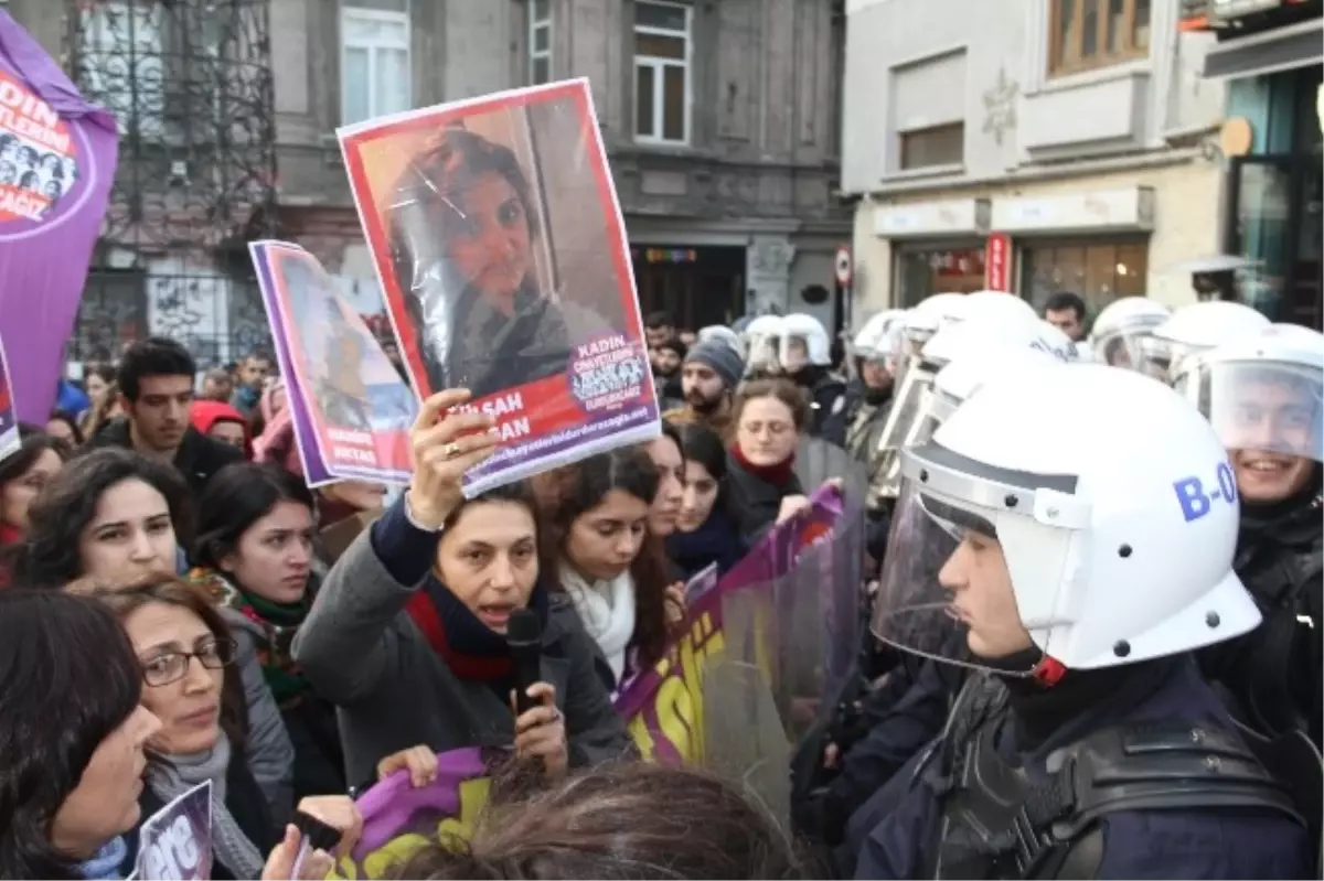 Kadın Cinayetleri Protestosuna Kalkanlı Müdahale