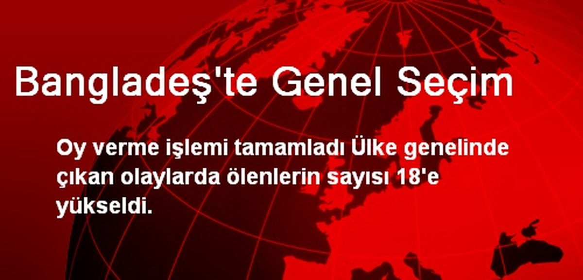 Bangladeş\'te Genel Seçim