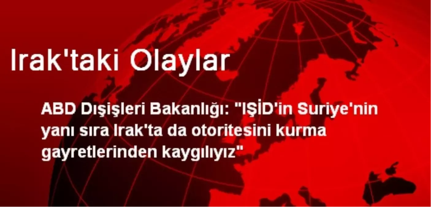 Irak\'taki Olaylar