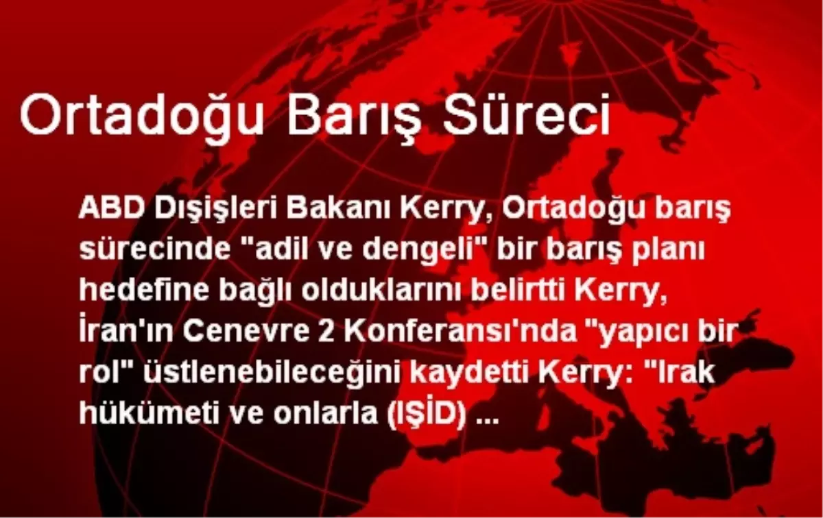 Ortadoğu Barış Süreci