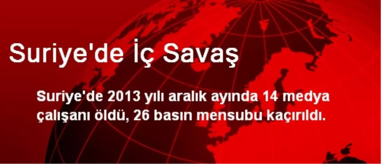 Suriye\'de İç Savaş